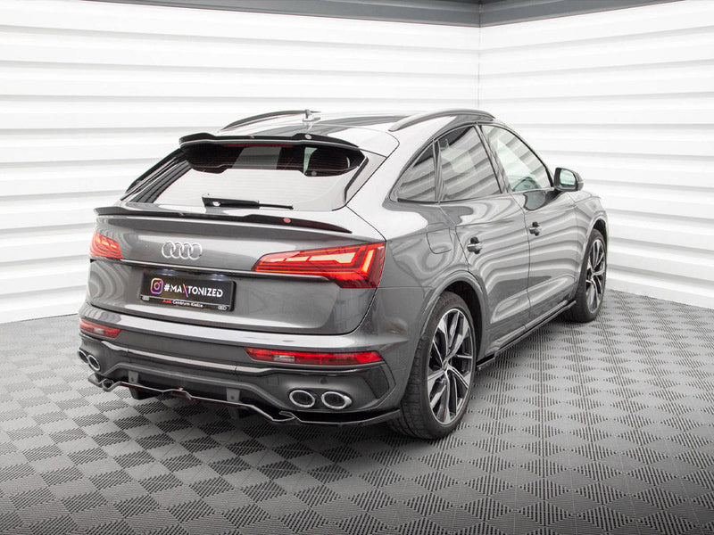 Maxton Design - CENTRAL REAR SPLITTER (VERTICAL BARS) AUDI SQ5 SPORTBACK MK2 FACELIFT