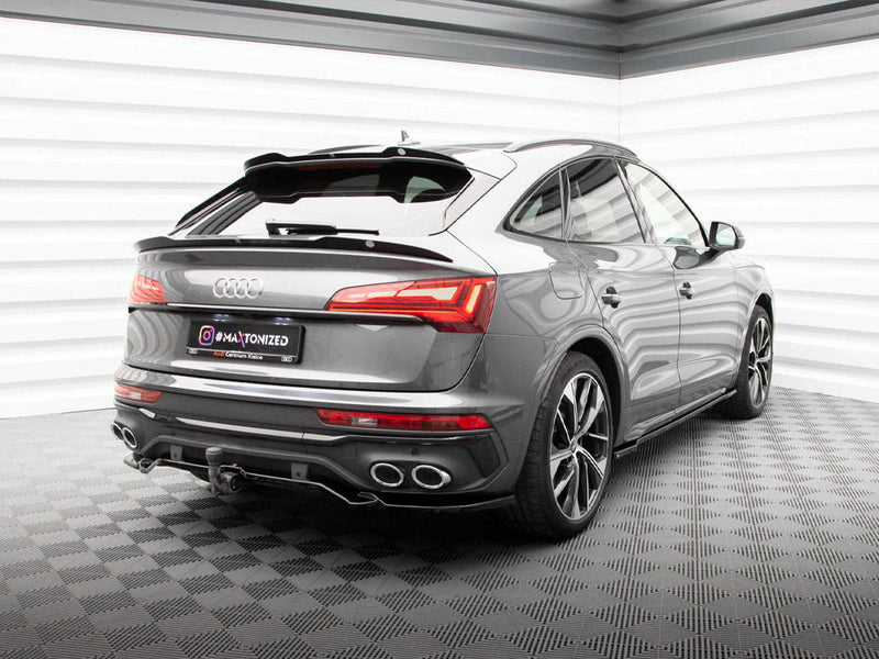 Maxton Design - CENTRAL REAR SPLITTER (VERTICAL BARS) AUDI SQ5 SPORTBACK MK2 FACELIFT