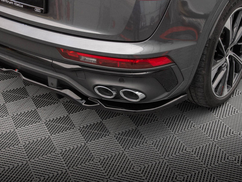 Maxton Design - CENTRAL REAR SPLITTER (VERTICAL BARS) AUDI SQ5 SPORTBACK MK2 FACELIFT