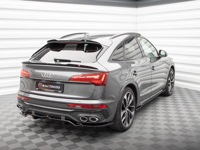 Maxton Design - Lower Spoiler CAP Audi SQ5 / Q5 S-Line Sportback Mk2 Facelift