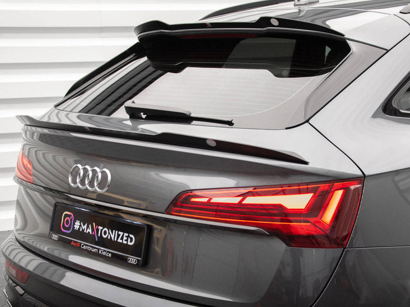 Maxton Design - Lower Spoiler CAP Audi SQ5 / Q5 S-Line Sportback Mk2 Facelift