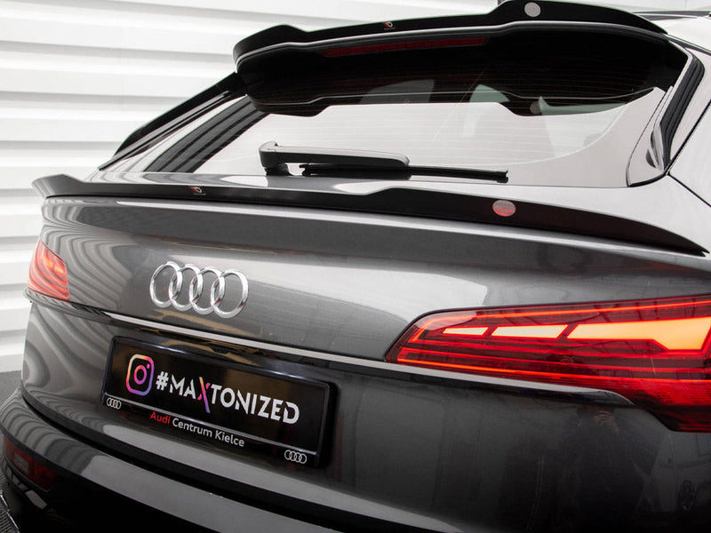 Maxton Design - Lower Spoiler CAP Audi SQ5 / Q5 S-Line Sportback Mk2 Facelift