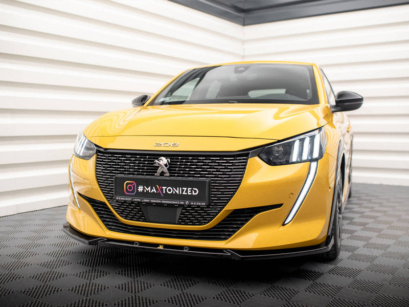 Maxton Design - FRONT SPLITTER V.1 PEUGEOT 208 GT MK2