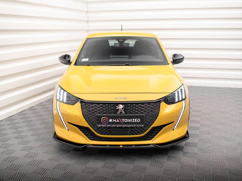 Maxton Design - FRONT SPLITTER V.1 PEUGEOT 208 GT MK2