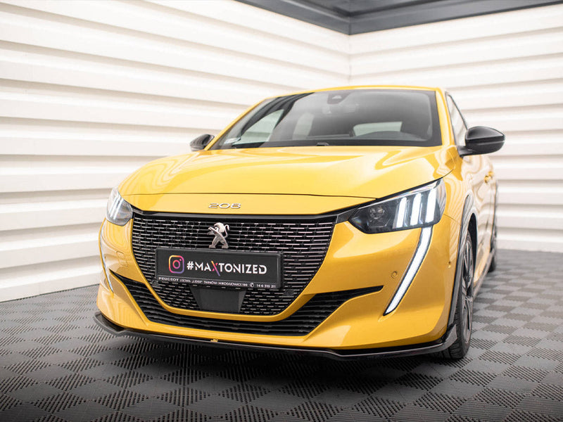 Maxton Design - FRONT SPLITTER V.2 PEUGEOT 208 GT MK2