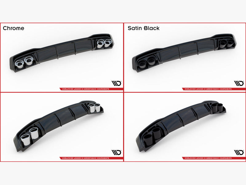 Maxton Design - Rear Valance V.3 + Exhaust Ends Imitation Cupra Formentor Mk1