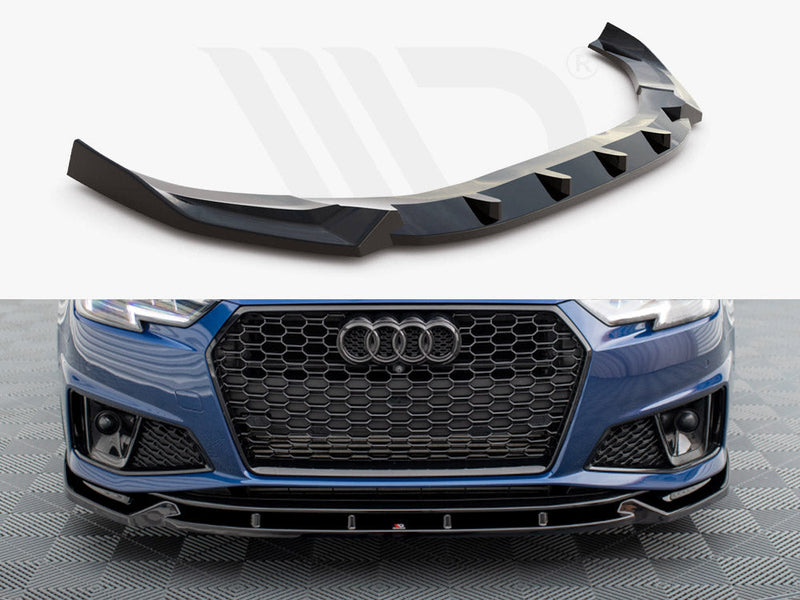 Maxton Design - FRONT SPLITTER V.1 AUDI A4 COMPETITION B9