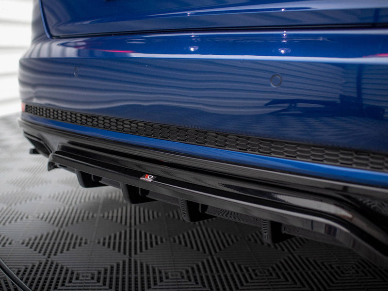 Maxton Design - CENTRAL REAR SPLITTER (VERTICAL BARS) AUDI A4 COMPETITION B9