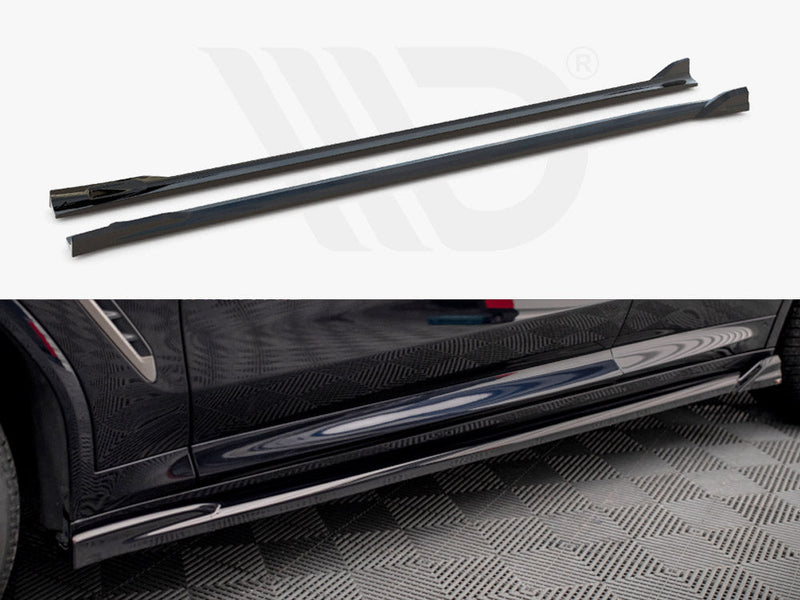 Maxton Design - SIDE SKIRTS DIFFUSERS V.2 BMW X4 M-PACK G02