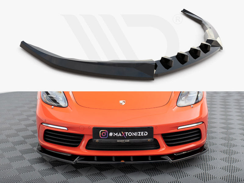 Maxton Design - FRONT SPLITTER V.1 PORSCHE 718 CAYMAN 982C