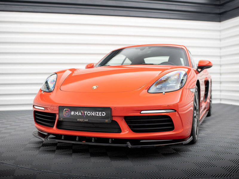 Maxton Design - FRONT SPLITTER V.1 PORSCHE 718 CAYMAN 982C