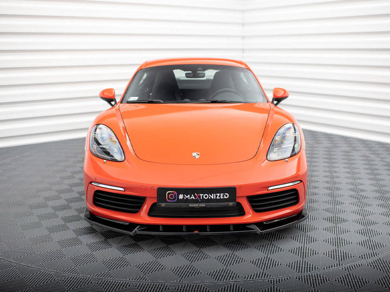 Maxton Design - FRONT SPLITTER V.1 PORSCHE 718 CAYMAN 982C