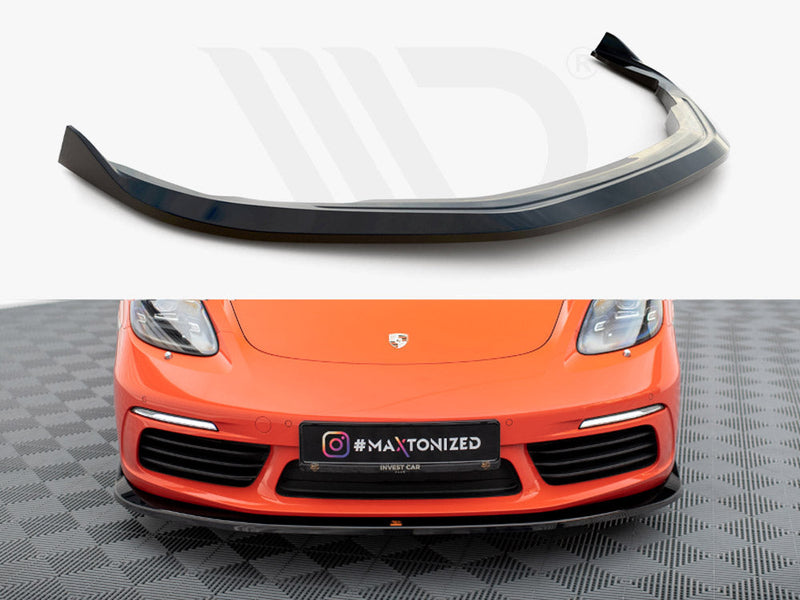 Maxton Design - FRONT SPLITTER V.2 PORSCHE 718 CAYMAN 982C