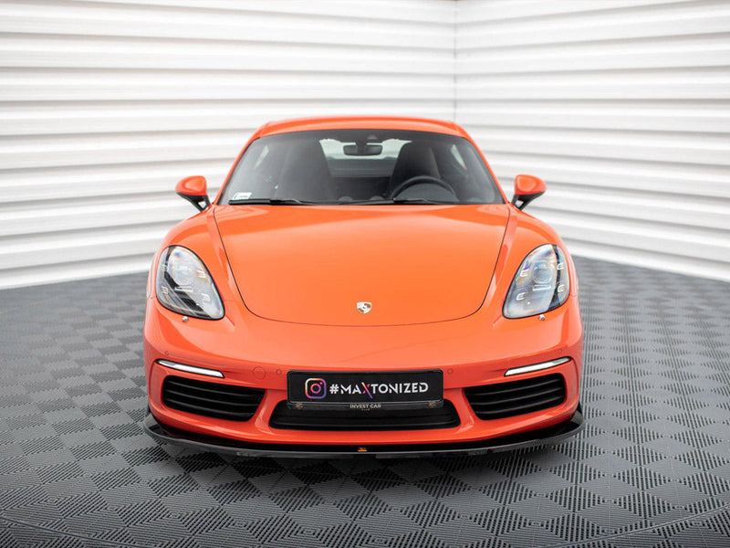 Maxton Design - FRONT SPLITTER V.2 PORSCHE 718 CAYMAN 982C