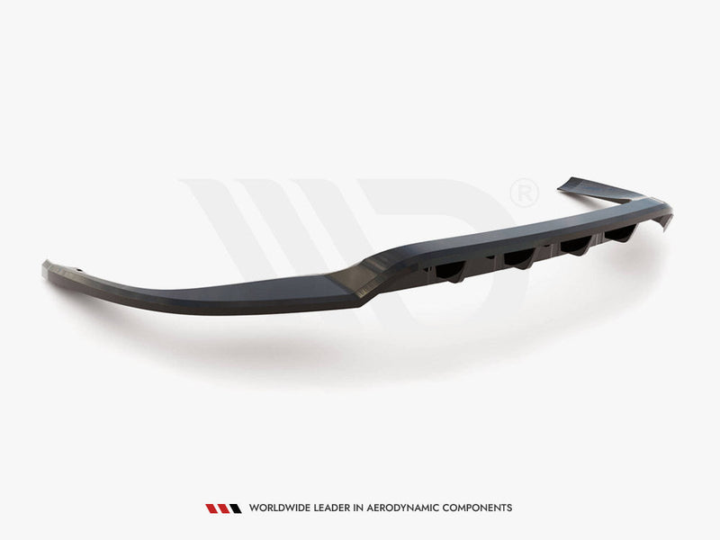 Maxton Design - CENTRAL REAR SPLITTER (VERTICAL BARS) PORSCHE PANAMERA E-HYBRID 971 FACELIFT