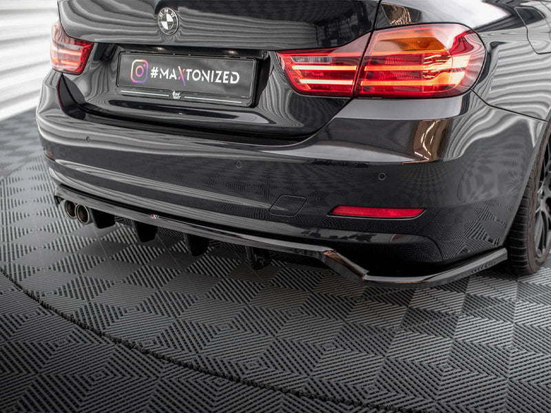 Maxton Design - CENTRAL REAR SPLITTER (VERTICAL BARS) BMW 4 GRAN COUPE F36
