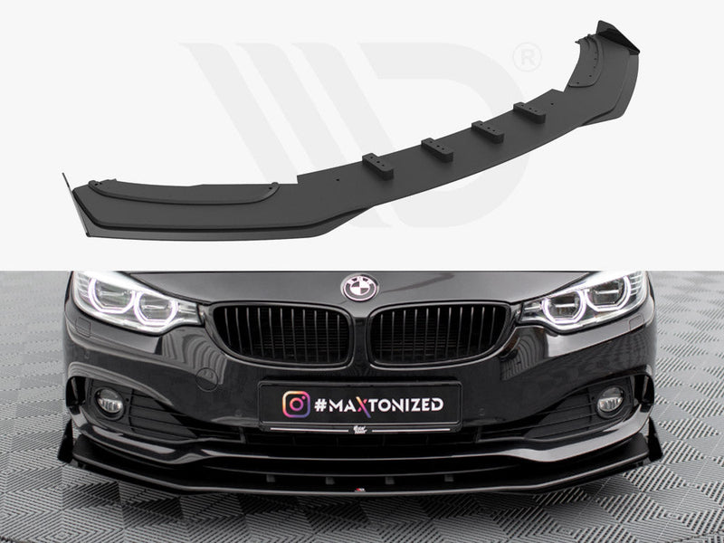 Maxton Design - STREET PRO FRONT SPLITTER + FLAPS BMW 4 GRAN COUPE F36