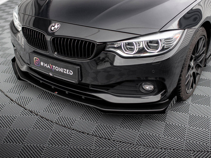 Maxton Design - STREET PRO FRONT SPLITTER + FLAPS BMW 4 GRAN COUPE F36