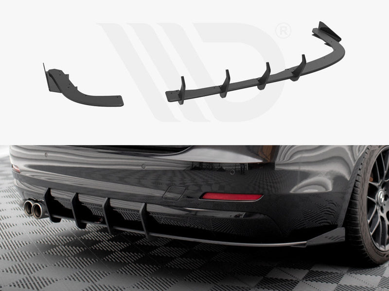 Maxton Design - STREET PRO REAR DIFFUSER + FLAPS BMW 4 GRAN COUPE F36