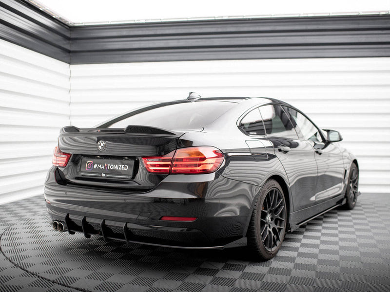 Maxton Design - STREET PRO REAR DIFFUSER + FLAPS BMW 4 GRAN COUPE F36