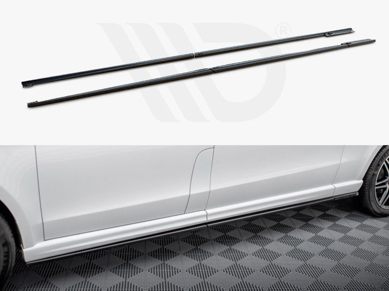 Maxton Design - Side Skirts Diffusers Mercedes V-Class Extra Long AMG-Line W447