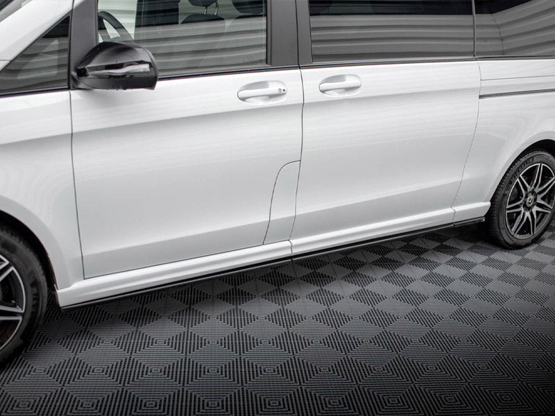 Maxton Design - Side Skirts Diffusers Mercedes V-Class Extra Long AMG-Line W447