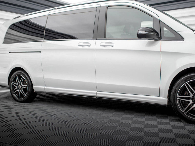 Maxton Design - Side Skirts Diffusers Mercedes V-Class Extra Long AMG-Line W447