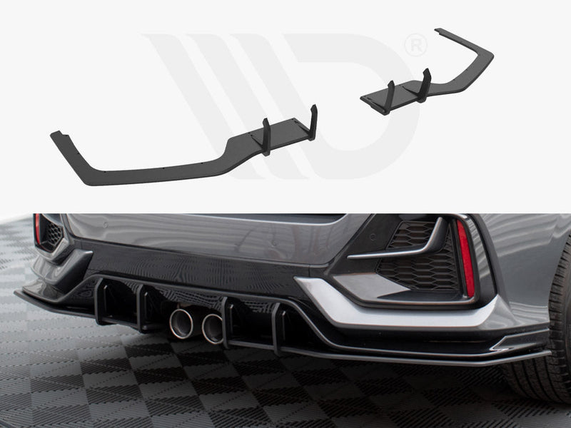 Maxton Design - STREET PRO REAR DIFFUSER HONDA CIVIC SPORT MK 10 Facelift