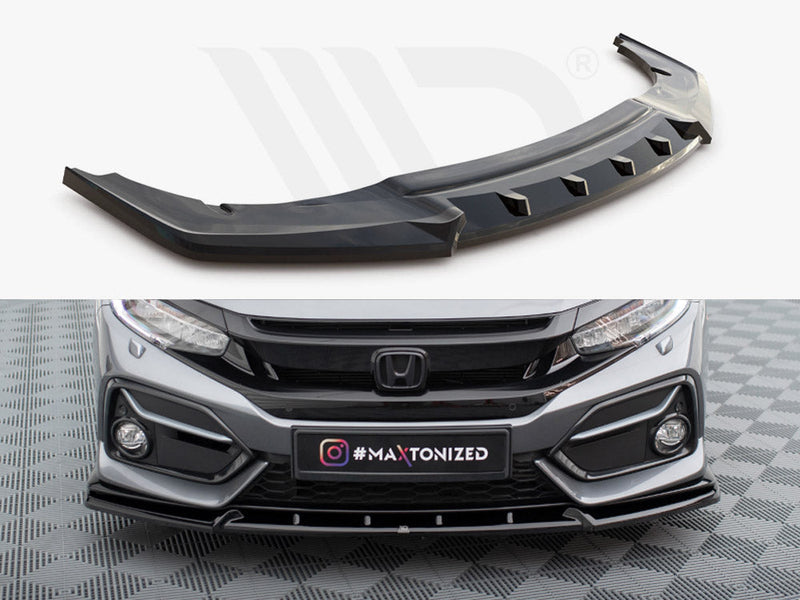 Maxton Design - FRONT SPLITTER HONDA CIVIC SPORT MK 10
