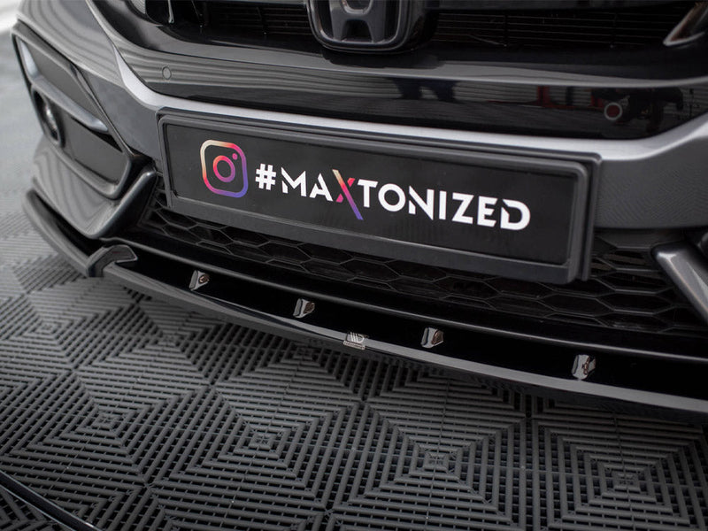 Maxton Design - FRONT SPLITTER HONDA CIVIC SPORT MK 10