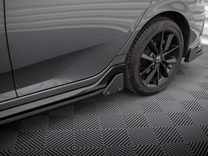 Maxton Design - SIDE SKIRTS DIFFUSERS + FLAPS HONDA CIVIC SPORT MK 10