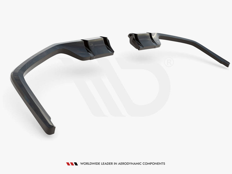 Maxton Design - REAR SPLITTER (VERTICAL BARS) HONDA CIVIC SPORT MK 10 Facelift
