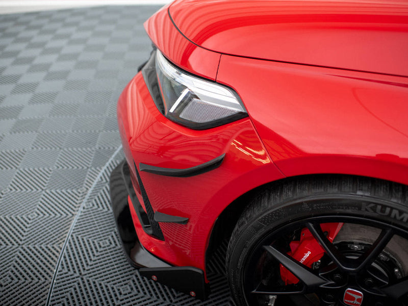 Maxton Design - FRONT BUMPER WINGS (CANARDS) HONDA CIVIC TYPE-R MK 11