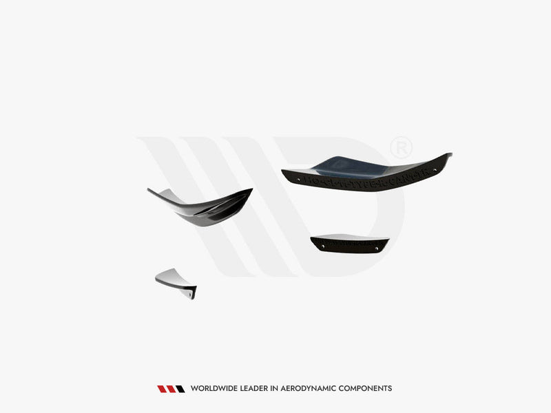 Maxton Design - FRONT BUMPER WINGS (CANARDS) HONDA CIVIC TYPE-R MK 11