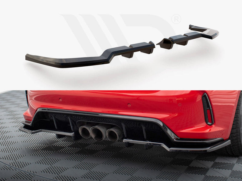 Maxton Design - CENTRAL REAR SPLITTER (VERTICAL BARS) V.1 HONDA CIVIC TYPE-R MK 11
