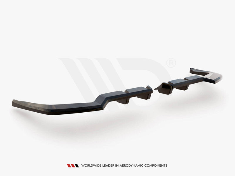 Maxton Design - CENTRAL REAR SPLITTER (VERTICAL BARS) V.1 HONDA CIVIC TYPE-R MK 11