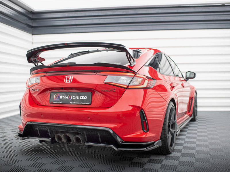 Maxton Design - CENTRAL REAR SPLITTER (VERTICAL BARS) V.2 HONDA CIVIC TYPE-R MK 11