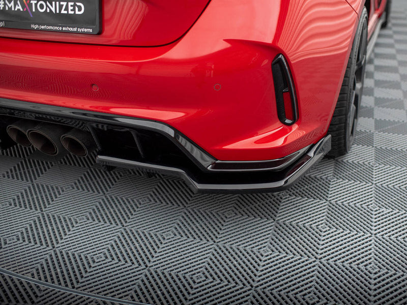 Maxton Design - CENTRAL REAR SPLITTER (VERTICAL BARS) V.2 HONDA CIVIC TYPE-R MK 11