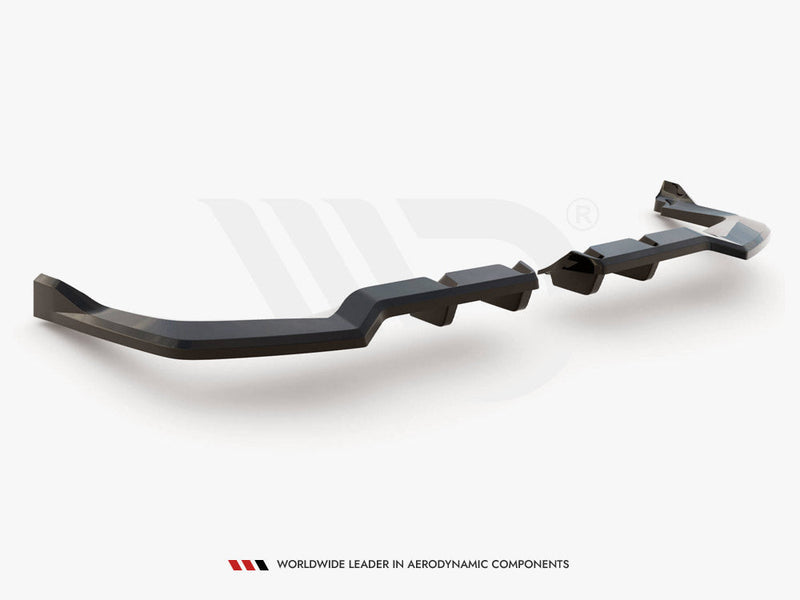 Maxton Design - CENTRAL REAR SPLITTER (VERTICAL BARS) V.2 HONDA CIVIC TYPE-R MK 11