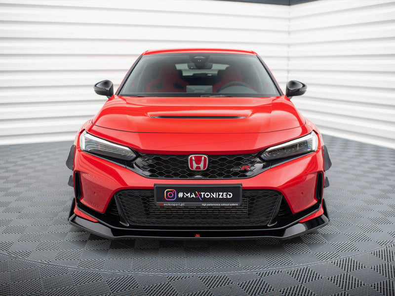 Maxton Design - FRONT SPLITTER V.1 + FLAPS HONDA CIVIC TYPE-R MK 11