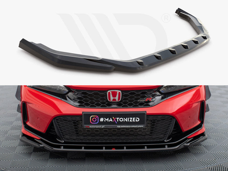 Maxton Design - FRONT SPLITTER V.3 HONDA CIVIC TYPE-R MK 11