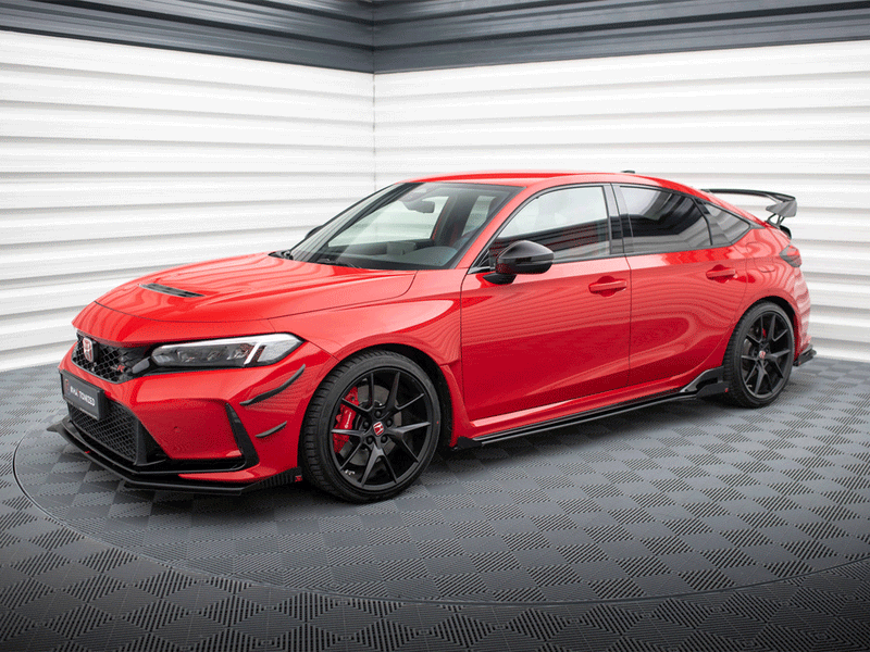Maxton Design - STREET PRO SIDE SKIRTS DIFFUSERS + FLAPS HONDA CIVIC TYPE-R MK 11