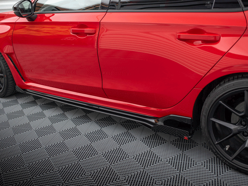 Maxton Design - STREET PRO SIDE SKIRTS DIFFUSERS + FLAPS HONDA CIVIC TYPE-R MK 11