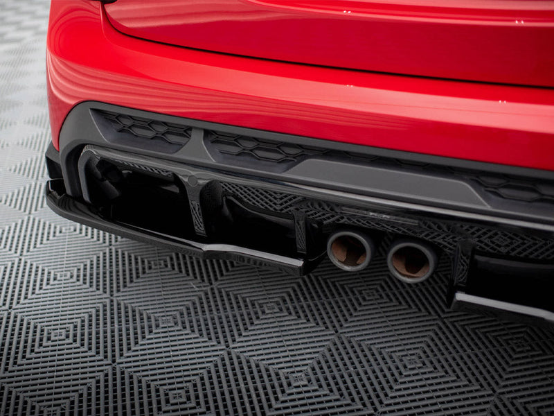 Maxton Design - REAR SIDE SPLITTERS MINI COOPER S JOHN COOPER WORKS F55 FACELIFT