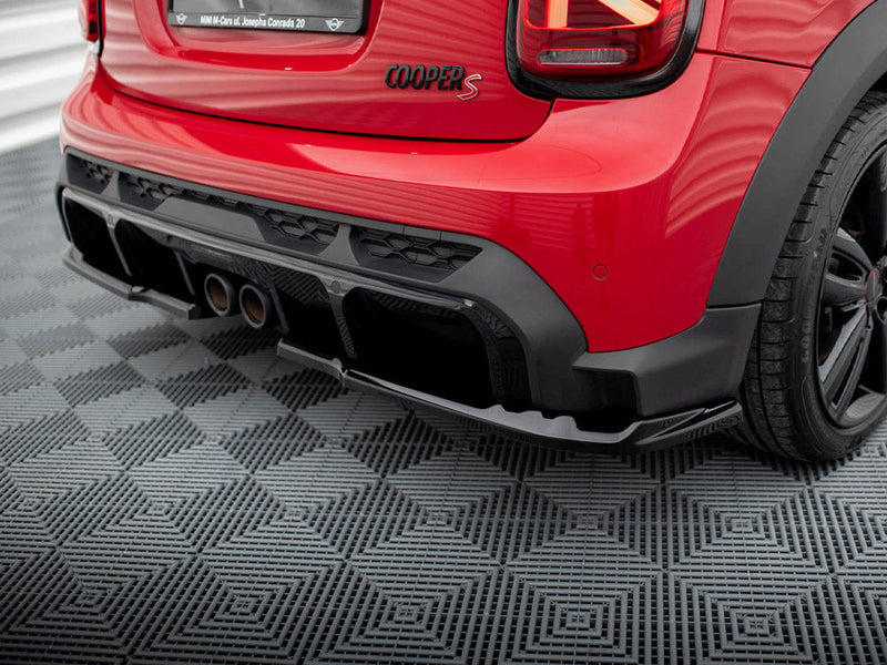 Maxton Design - REAR SIDE SPLITTERS MINI COOPER S JOHN COOPER WORKS F55 FACELIFT