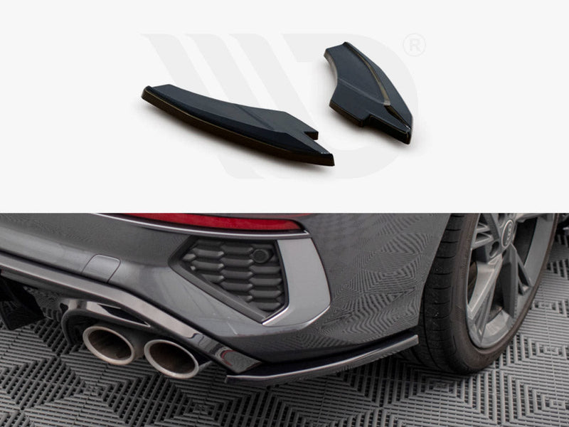 Maxton Design - REAR SIDE SPLITTERS V.2 AUDI S3 SEDAN 8Y