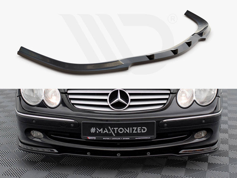 Maxton Design - FRONT SPLITTER MERCEDES CLK W 209 FOR STANDARD VERSION