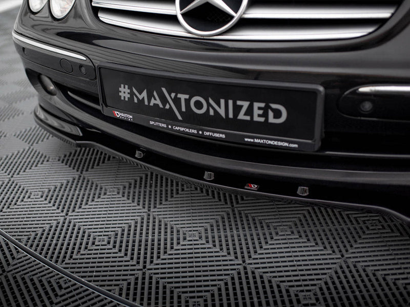 Maxton Design - FRONT SPLITTER MERCEDES CLK W 209 FOR STANDARD VERSION