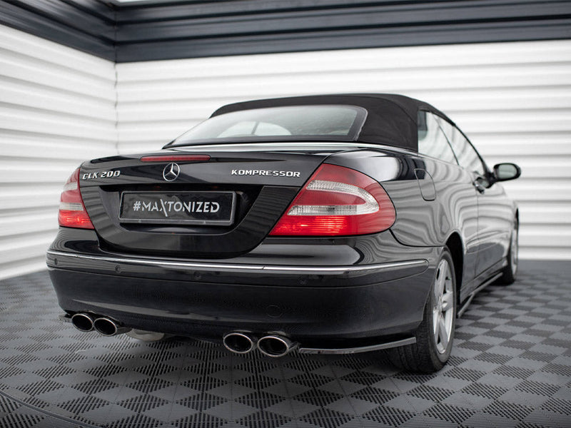 Maxton Design - REAR SIDE SPLITTERS V.1 MERCEDES CLK W209