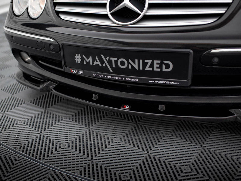 Maxton Design - FRONT SPLITTER V.2 MERCEDES CLK W209